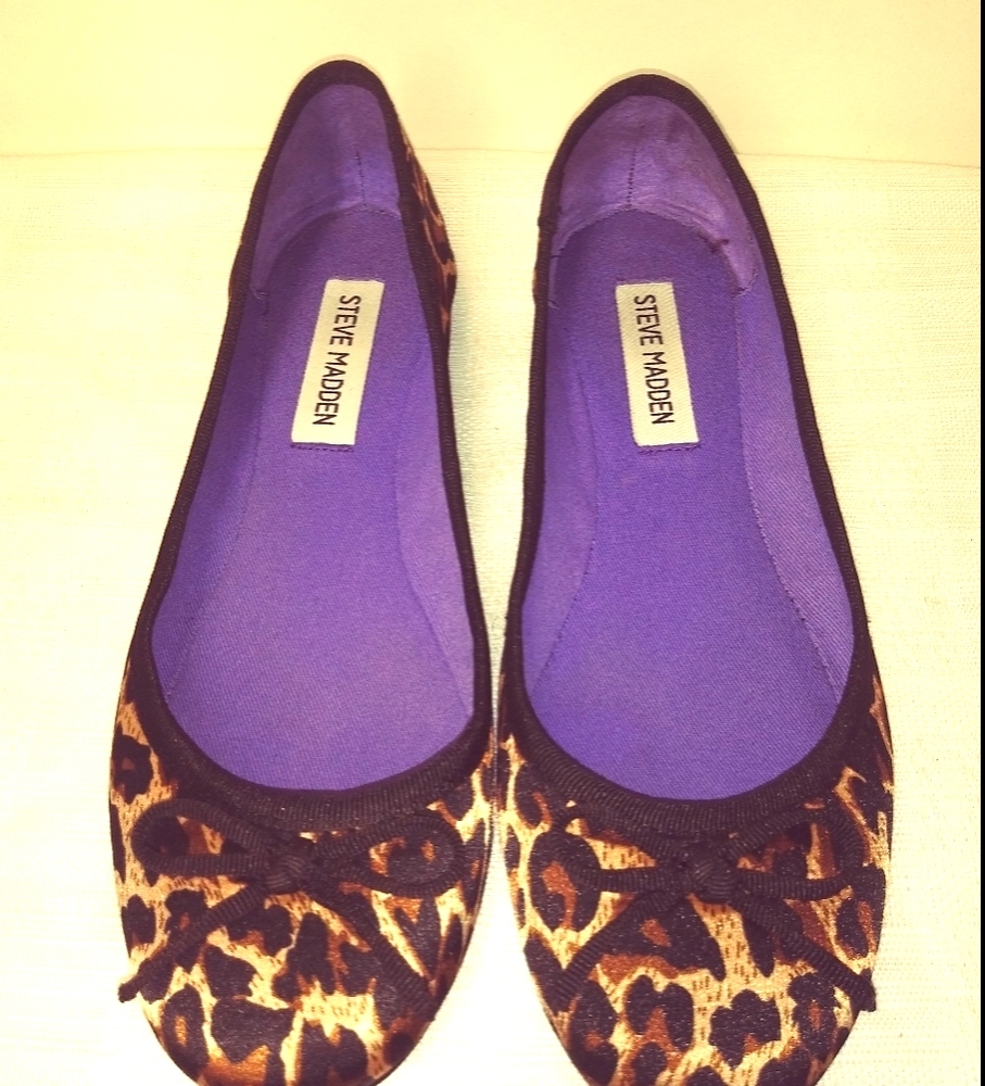 Steve Madden Cheetah print Ballet Flats Size 7.5